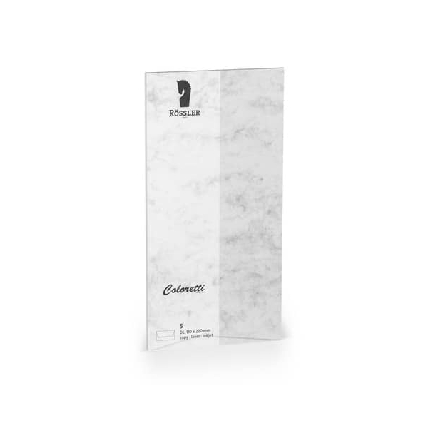 4014970413254 - Briefumschlag 220702514 Din Lang ohne Fenster nassklebend 80g grau marmora 4014970413254 COLORETTI 5 Stück