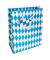 Geschenktasche 1502-2600 Bayernraute, allgemein, Kordelband mit Geschenkanh&auml;nger, Bayernraute, 18cm x 21cm
