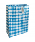 Geschenktasche 1503-2600 Bayernraute, allgemein, Kordelband mit Geschenkanh&auml;nger, Bayernraute, 25cm x 33cm