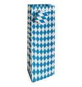 Geschenktasche 1504-2600 Bayernraute, allgemein, Kordelband mit Geschenkanhänger, Bayernraute, 12cm x 37cm