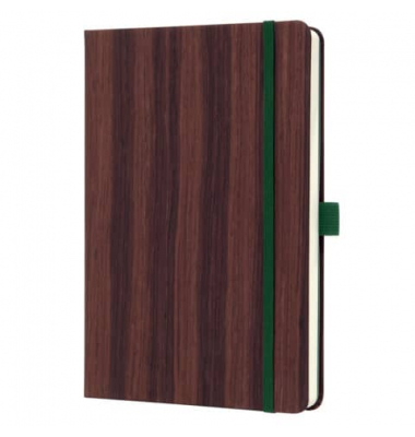Notizbuch CO673, Conceptum Nature Edition, braun, A4, kariert, 100g, 97 Blatt / 194 Seiten