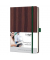 Notizbuch CO673, braun, A4, kariert, 100g, 97 Blatt / 194 Seiten