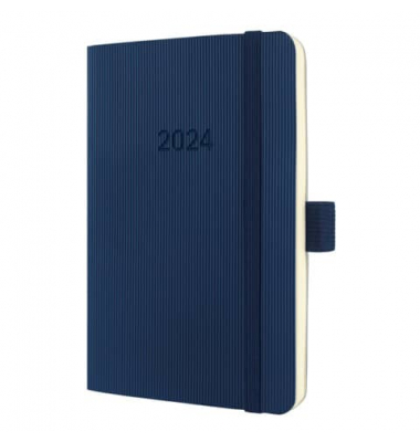 C2433 Buchkalender 2024 A6 midnight blue