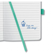 Notizbuch JN133, Conceptum Jolie Flair, gr&uuml;n, A5, liniert, 80g, 87 Blatt / 174 Seiten