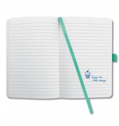 Notizbuch JN132, Conceptum Jolie Flair, gr&uuml;n, A6, liniert, 80g, 87 Blatt / 174 Seiten