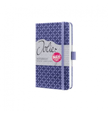 Notizbuch JN130, blau, A6, liniert, 80g, 87 Blatt / 174 Seiten