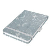 Notizbuch JN348, Conceptum Jolie, grau, A6, punktiert, 100g, 79 Blatt / 158 Seiten