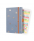 J4319 Buchkalender 2024 A5 Rainbow Grey