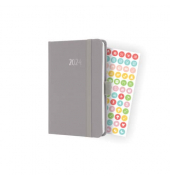 J4402 Buchkalender 2024 A6 pearl grey