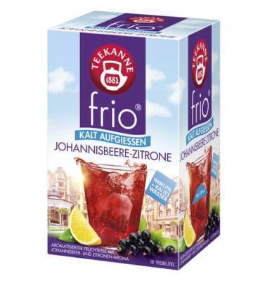Tee frio 7759, Johannisbeer- und Zitrone, Beutel