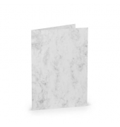 Blanko-Gru&szlig;karten 220719514 DIN B6 (12,5 cmx17,6 cm) 225g grau marmora