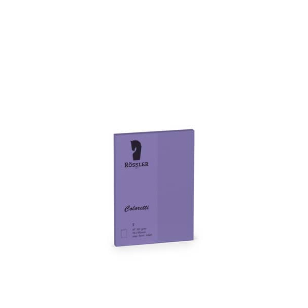 10 Stück Rössler Blanko-Grußkarten 220709592 A7 225g lila 4014970413131 Rössler 5 Stück