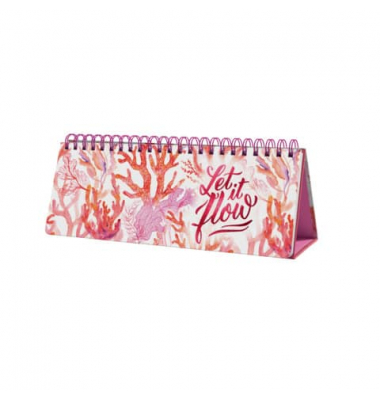 Schreibtischquerkalender JP104, Jolie Underwater Miracles, 1 Woche / 2 Seiten, 30x11,4cm (1/2 A4 quer), Jahresunabh&auml;ngig