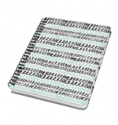 Notizbuch JN622, bunt, A5, kariert, 100g, 60 Blatt / 120 Seiten