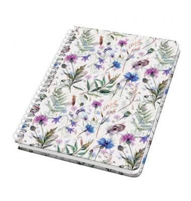 Notizbuch JN618, mit Spirale Jolie, bunt, A5, kariert, 100g, 60 Blatt / 120 Seiten