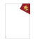 Motiv-Weihnachtsbriefpapier Cut-out style DP410 A4 90g 