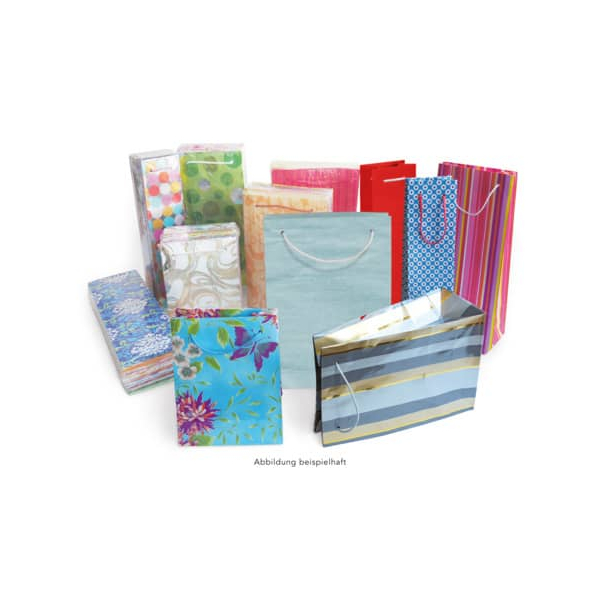 25 Stück Alpedia Geschenktasche 4006-0099 für 2 Flaschen, allgemein, sortiert, 16cm x 36cm 4007779610603 Head