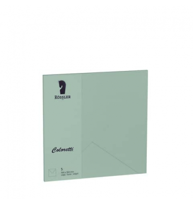 Designbriefumschlag Coloretti 220740567, quadratisch, nassklebend, 80g, eucalyptus