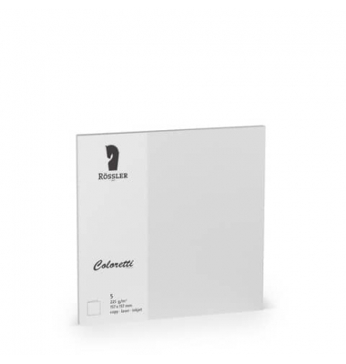 Blanko-Gru&szlig;karten 220741511 157mm x 157mm (BxH) 225g hellgrau