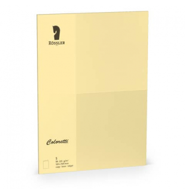 Blanko-Gru&szlig;karten 220772519 DIN B6 (12,5 cmx17,6 cm) 225g planliegend sandbraun