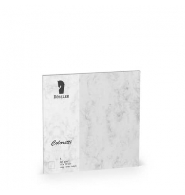 Blanko-Gru&szlig;karten 220741514 157mm x 157mm (BxH) 225g grau marmora
