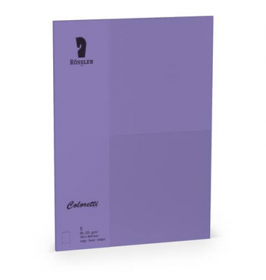 Blanko-Grußkarten 220772592 DIN B6 = 12,5 cmx17,6 cm 225g planliegend lila