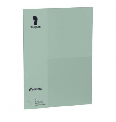 Blanko-Grußkarten 220772567 DIN B6 = 12,5 cmx17,6 cm 225g planliegend eucalyptus