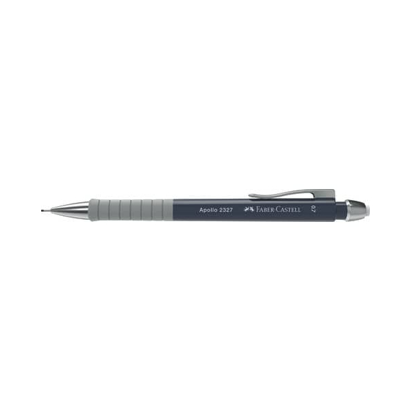 6933256640093 - Druckbleistift Apollo 232703 Härte B 07mm dunkelblau mit Radiergummi 6933256640093 Faber-Castell