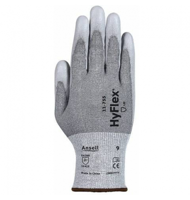 Arbeitshandschuhe HyFlex, Polyurethan, grau, Größe 11 / XXL