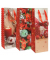 Geschenktasche 51434 Deko sortiert, Weihnachten, Schleifenband mit Anhänger, 3 Motive sortiert, 12 xm x 36cm