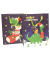 Geschenktasche 51464 Dino sortiert, Weihnachten, mit Glitter, Schleifenband mit Anh&auml;nger, Dinos,1 Motiv mit Aufschrift "Merry Ch