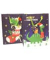 Geschenktasche 51464 Dino sortiert, Weihnachten, mit Glitter, Schleifenband mit Anhänger, Dinos,1 Motiv mit Aufschrift "Merry Ch