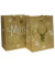 Geschenktasche 51473 sortiert, Weihnachten, mit Goldfolienprägung, Schleifenband, 2 Motive sortiert,1 Motiv mit Aufschrift "Merr