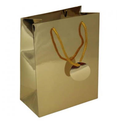 Geschenktasche 51497, allgemein, Kordelband mit Geschenkanhänger, Uni Lack, 180mm x 230mm