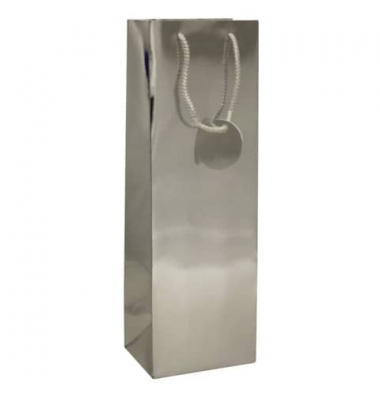 Geschenktasche 51503, allgemein, Kordelband mit Geschenkanhänger, Uni Lack, 120mm x 360mm
