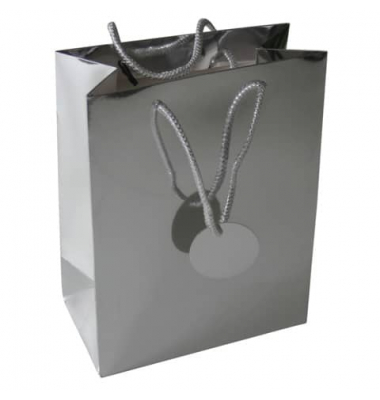Geschenktasche 51509 Uni Lack, allgemein, mit Tragekordel / Geschenkanh&auml;nger, ohne, 18cm x 23cm
