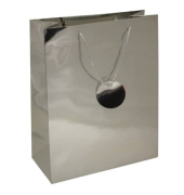 Geschenktasche 51512, allgemein, Kordelband mit Geschenkanhänger, Uni Lack, 230mm x 32cm