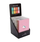 Notizbuch 64 478, Street Art, farbig sortiert, A5, blanko, 24 Blatt / 48 Seiten