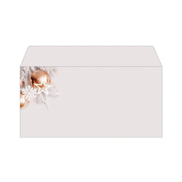 4004360786488 - Briefumschlag Christmas in rose-gold DU429 Din Lang ohne Fenster nassklebend 90g farbig 4004360786488 50 Stück