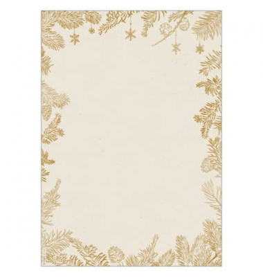 Motiv-Weihnachtsbriefpapier Golden Christmas DP422 A4 90g 