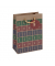 Geschenktasche GT044, Weihnachten,  Cut-out-style, Baum/Kerze/Stern, Baum/Kerze/Stern, 170mm x 230mm