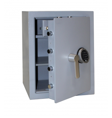 Tresor 031E13EL TAE 57,75 l 122kg grau mit Elektronikschloss Stahl