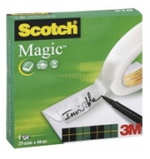 Klebefilm Scotch Magic M8102566, 25 mm x 66 m, matt, 1 Rolle