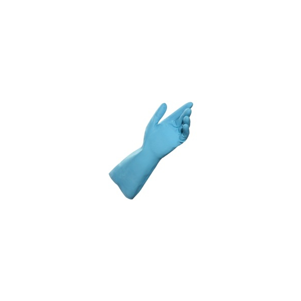 10 Stück Mapa Chemikalienschutzhandschuhe Vital 117, Latex, hellblau, Größe 7 / S 3245421171275 Mapa