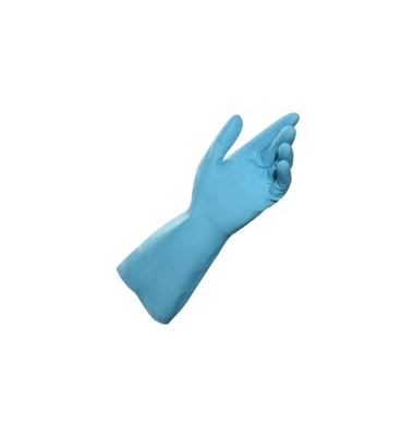 Chemikalienschutzhandschuhe Vital 117, Latex, hellblau, Größe 8 / M