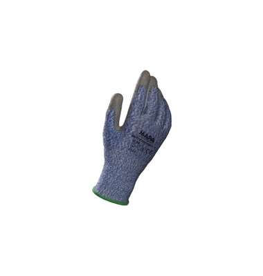 Arbeitshandschuhe Krytech 586, Polyurethan, grau/blau, Größe 9 / L