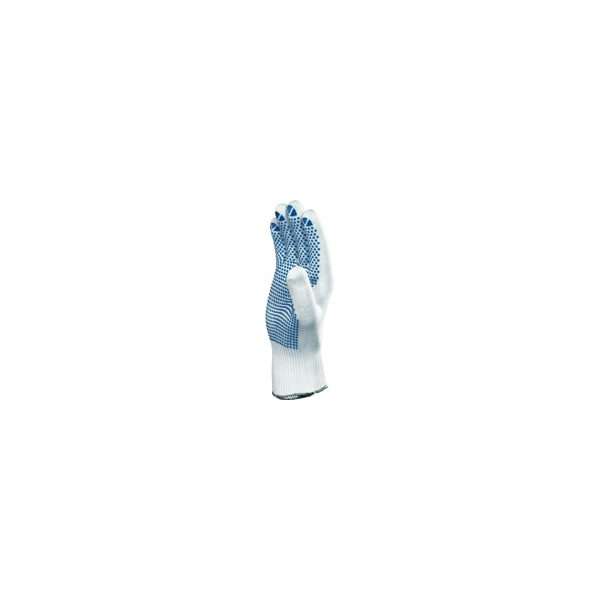 12 Stück Delta Plus Arbeitshandschuhe, PVC Noppen, weiß/blau, Größe 7 / S 3295249035440 Delta Plus