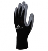 Arbeitshandschuhe, Nitril, grau/schwarz, Größe 9 / L