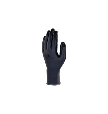 Arbeitshandschuhe, Nitrilschaum, grau/schwarz, Größe 8 / M