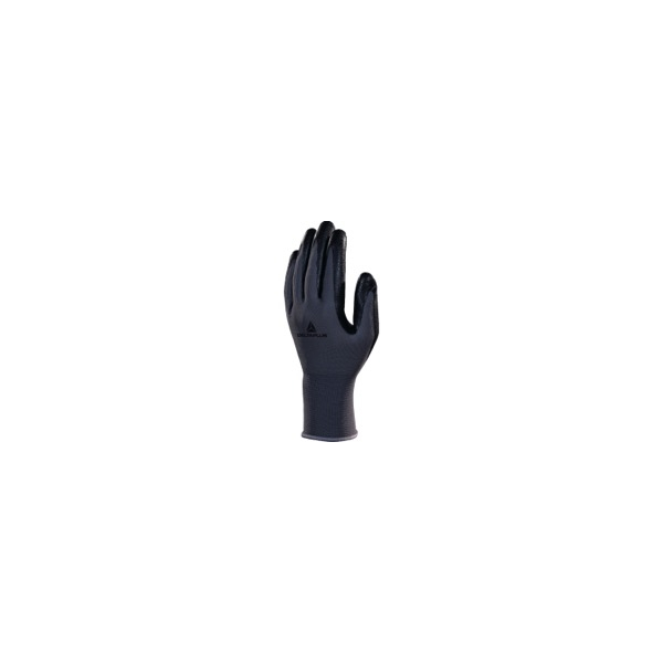 12 Stück Delta Plus Arbeitshandschuhe, Nitrilschaum, grau/schwarz, Größe 8 / M 3295249177638 Delta Plus